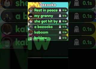 Rest In Peace My Granny BAZOOKA Shorts Spellingrace