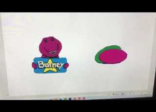 Barney Logo From Barney S Christmas Star 2002