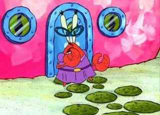 Mrs Krabs Hurting Her Foot