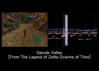 MIDI ゲルドの谷 Gerudo Valley The Legend Of Zelda Ocarina Of Time