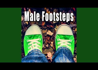  Women S Heavy High Heels Walk Across Porch And Down Wood Steps