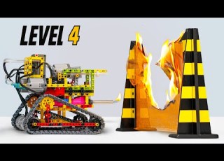  Lego Machines Smash Through Walls