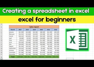 How To Create A Spreadsheet In Excel In 5 Minutes Excel For Beginners