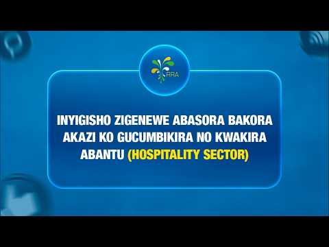 Inyigisho Zigenewe Abasora Bakora Akazi Ko Gucumbikira No Kwakira Abantu Hospitality Sector