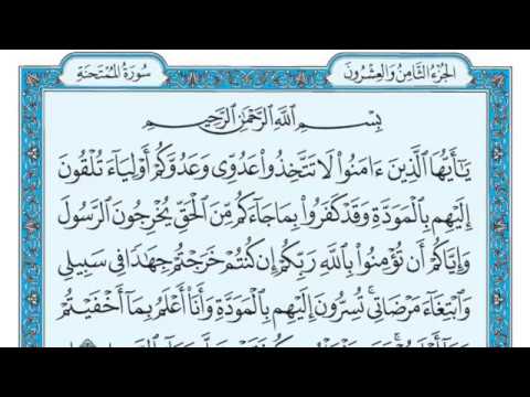 سورة الممتحنة بصوت ماهر المعيقلي
