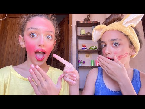 عملنا تحدي Makeup و نحنا مغمضين