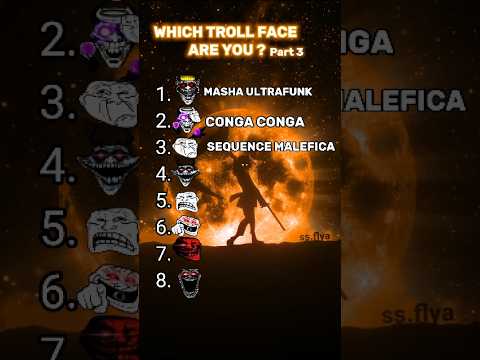 WHICH TROLL FACE ARE YOU PART 3 Phonk Funk Song Shorts