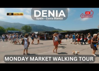 Denia Spain Sunny Monday Market Walking Tour Walkingtour Deniaspain