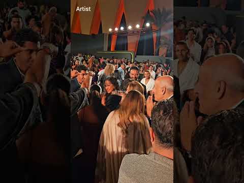 بكاء مايان السيد و عمر رزيق يعد عرض فيلم ولنا في الخيال حب في مهرجان الجونة