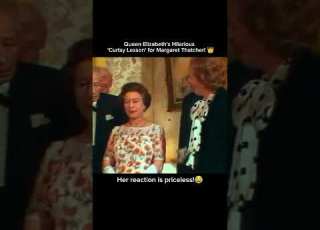  Queen Elizabeth S Hilarious Curtsy Lesson For Margaret Thatcher