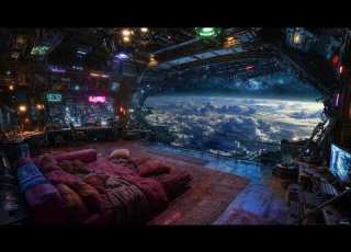 Aethrix Outpost Solitude In The Sky Ambient Space Music Klingon Is Space Only 4K 10 Hrs