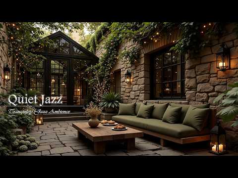 Tranquil Outdoor Jazz Ambience Soothing Jazz Melodies Outside A Relaxing Cafe For Study And Foc