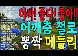  졸음 싹 달아나는 고속도로 신나는 트로트 뽕짝 메들리