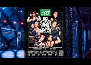  THROWBACK Harleen Lopez Vs Christina Marie CFU SIX PERSON CAGE MATCH April 4th 2024
