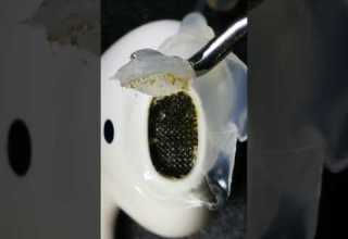 Cleaning AirPods With Hot Glue Cap Don T Try This Asmr Satisfying Waitforit Cleaning