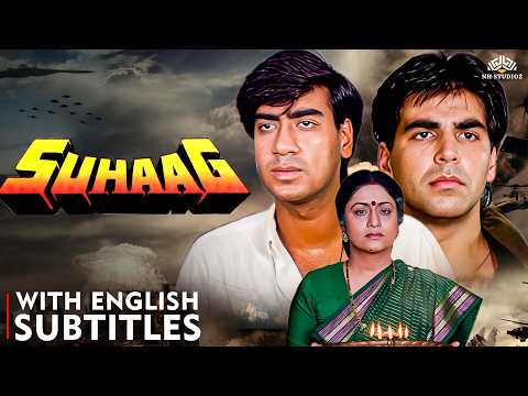 90s Bollywood Action Romantic Movie Suhaag 1994 Full Movie Akshay Kumar Ajay Devgn Eng CC