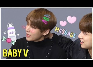  Taehyung يجري طفل Jungkook