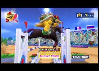 Mario Sonic At The London 2012 Olympic Games Bowser In Equestrian