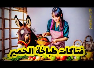  فتكات الصينية طباخة الحمير تأكل رأس حمار هي وجدها التسعيني