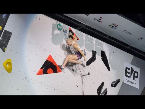 Janja Garnbret WINS GOLD In The IFSC Climbing World Championships Seoul 2025 Lead Finals