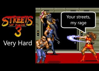  Streets Of Rage 3 Sega Genesis Game Very Hard Longplay Blaze Fielding