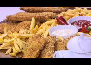 دجاج بانيه مقرمشة غادة التلي