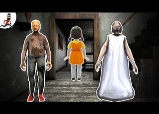 Squid Game Vs Granny Grandpa 2 Funny Horror Granny Game