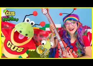  BUG SONG FOR KIDS Body Parts Exercise And Dance With Gus The Gummy Gator And Rainbow