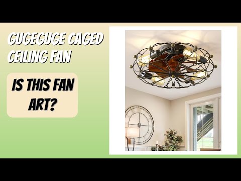 REVIEW 2026 GUGEGUGE Caged Ceiling Fan Features