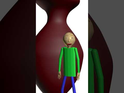 Baldi S GIANT Vase Baldi Baldisbasics Blender3d Animation Funny Cringe