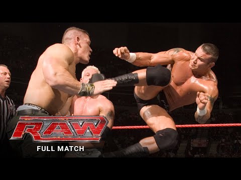 FULL MATCH Batista Michaels Cena Undertaker Vs Edge Orton MVP Mr Kennedy Raw Feb 15 2007
