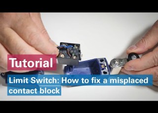  Limit Switch How To Fix A Misplaced Contact Block