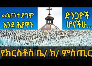 የክርስቶስ ቤተ ክርስቲያን ምስጢር አስተርእዮ ቲዩብ