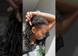 Style My Locs With Me 30 Days Of Loc Styles Shorts Naturalhair Locstyles Locjourney