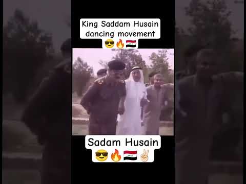 King Saddam Husain Dancing Movement صدام حسين Youtubeshorts Shortvideo