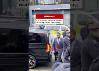  Chris Brown Arrives At Court For Assault Case Hearing ChrisBrown BBCNews