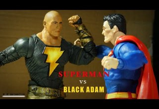 Superman Vs Black Adam Stop Motion Mortal Kombat Battle Part 3