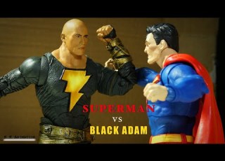 Superman Vs Black Adam Stop Motion Mortal Kombat Battle Part 3