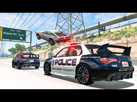 Police Car Chases 47 BeamNG DRIVE SmashChan