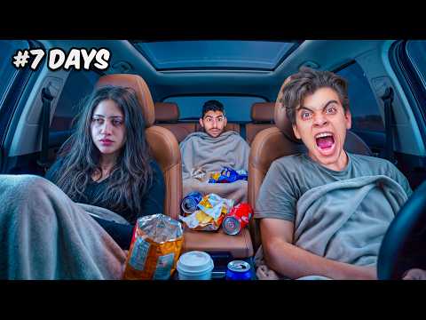 تحدي 7 ايام في السيارة نهاية صادمه جومانا انهارت