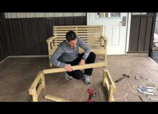  Porch Glider Assembly