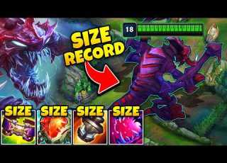 I BROKE THE CHO GATH SIZE RECORD THIS GAME 12 000 HEALTH WTF
