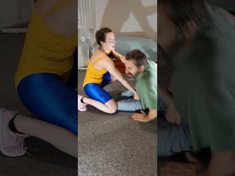 Defense Against Aggressive Grabbing Of Long Hair From The Front Katty