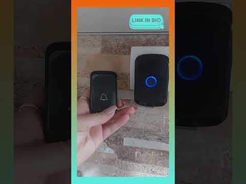 جرس باب ذكي لاسلكي استقبل ضيوفك بأناقة وراحة مع جرس الباب الذكي اللاسلكي مدى طويل يصل إل