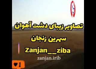 دشت آهوان سهرین زنجان