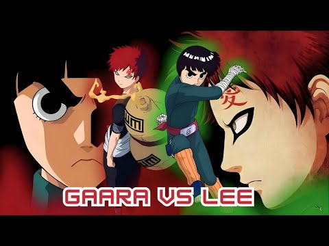 قتال روك لي ضد غارا كامل مدبلج بالإنجليزية 1080p اختبار تشونين الحلقة 48 ناروتو