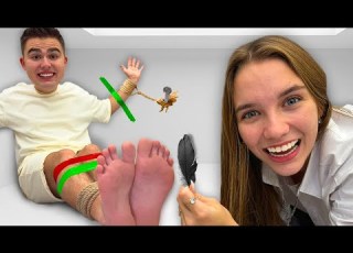 Extreme Tickle Challenge From Two Girls
