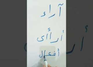 وزن كلمة آراء