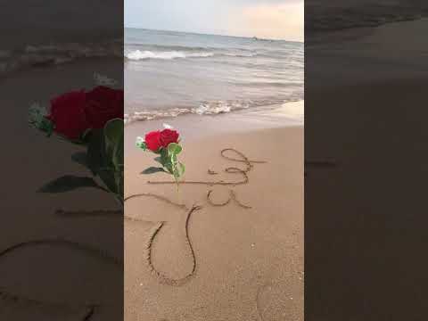 اسم صفاء على الرمل شاهد الجمال