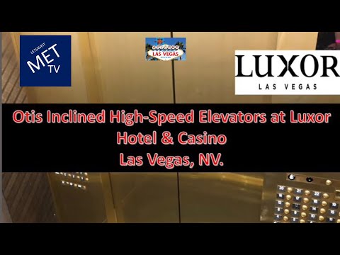 Otis Inclined High Speed Elevators At Luxor Hotel Casino In Las Vegas Lasvegas Luxor Luxorhotel